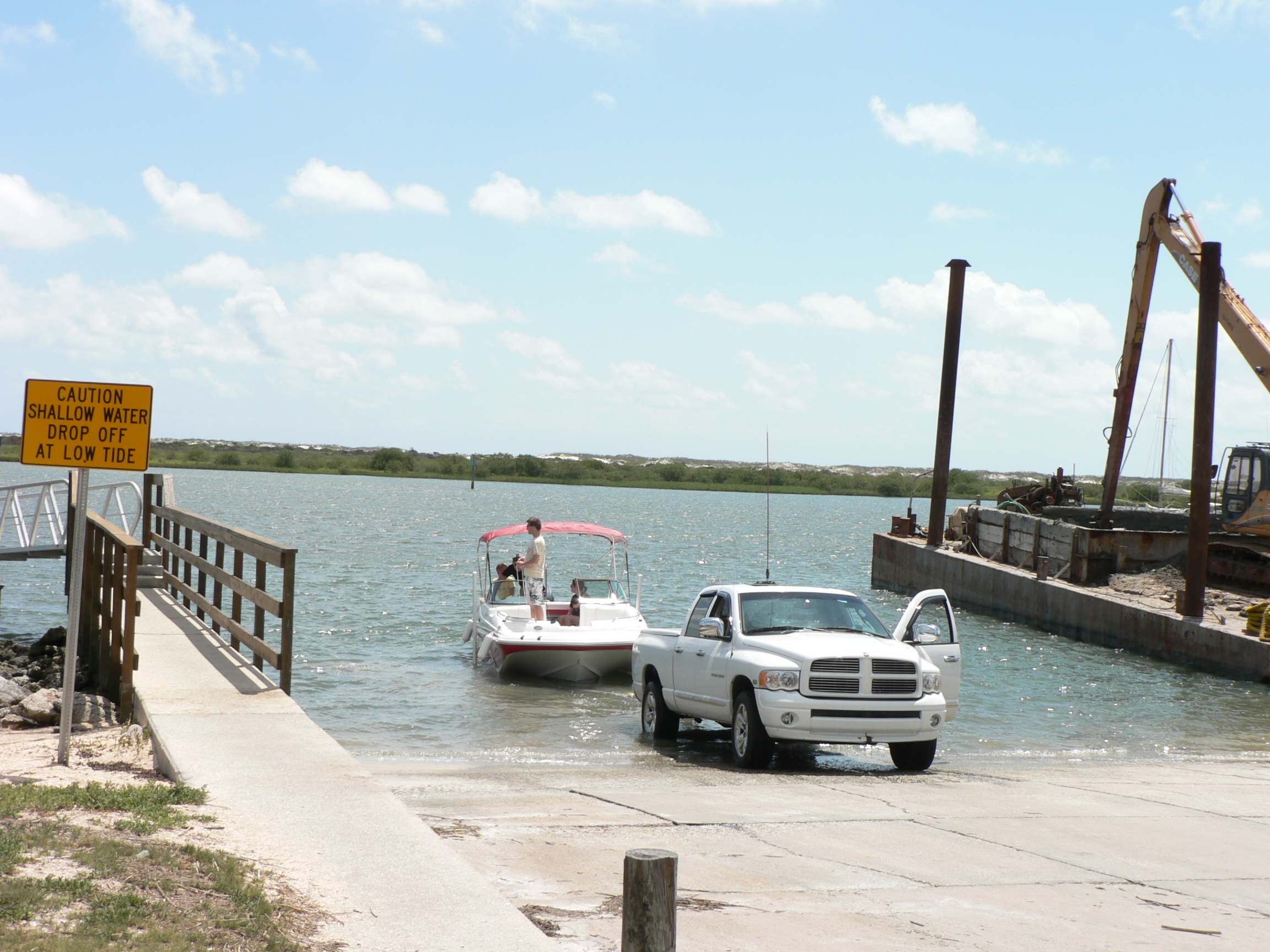 boat ramp along guana river, ponte vedra